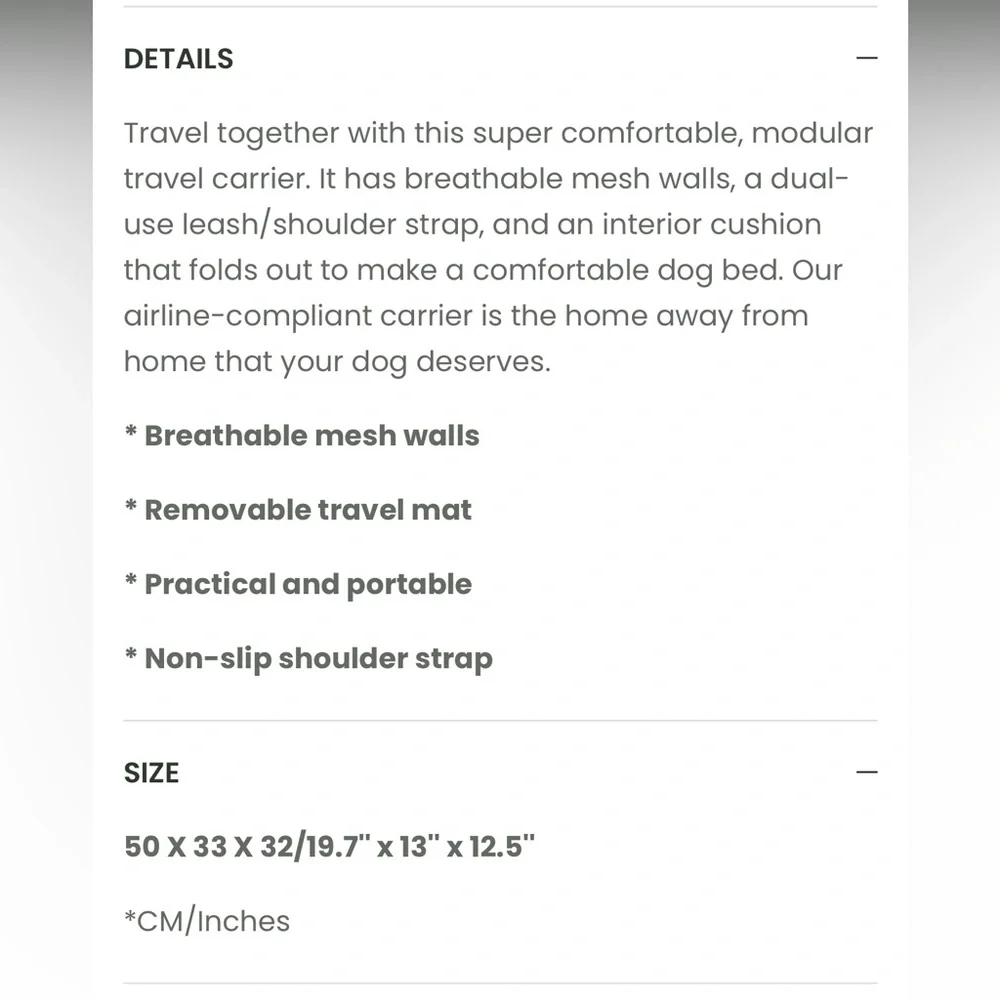 Blush Pet Carrier